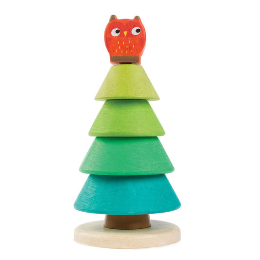 Montessori karácsonyfa torony - Tender Leaf Fajátékok